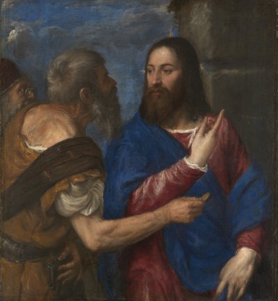 The Tribute Money by Tiziano Vecelli